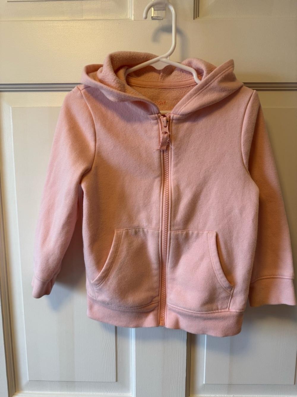 Cat & Jack Light Pink Kids Hooded Zip-Up Sweatshirt